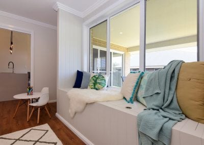 Twin Waters window box seat